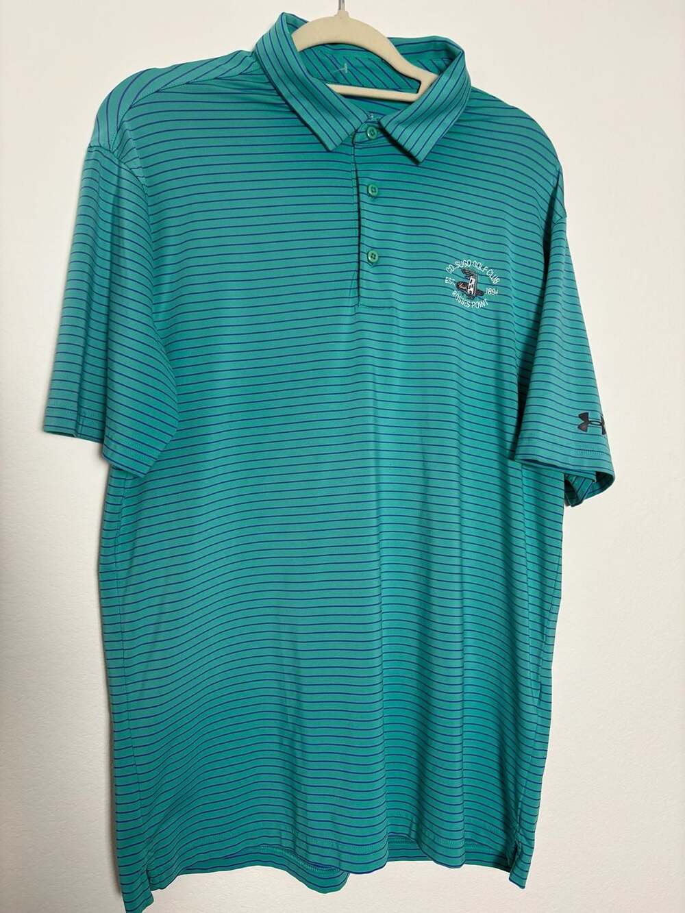 Under Armour Co. Sligo Golf Club Rosses Point Polo Shirt Size Large